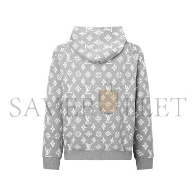 LOUIS VUITTON REVERSIBLE MONOGRAM KNIT HOODED Y21172